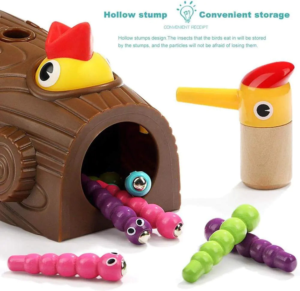 Bug Hunter Woodpecker Toy for Kids