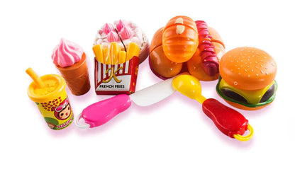 Playful Fruit Basket Toy Set