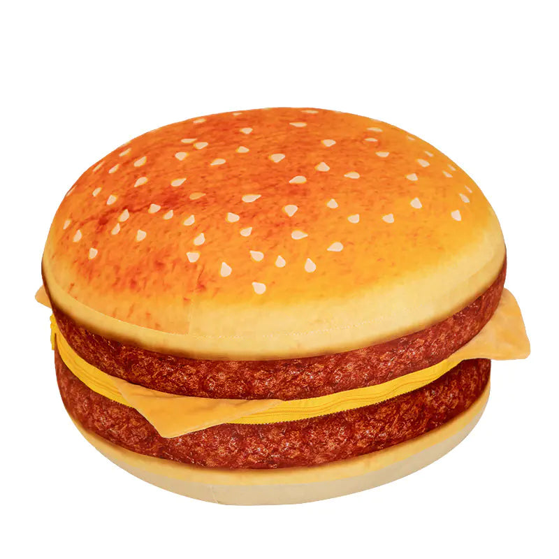 Burger Delight Plush Pillow