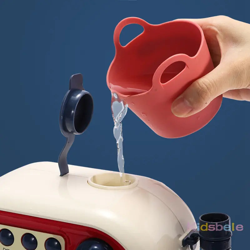 Mini Washing Machine Toy Set – Realistic Laundry Play