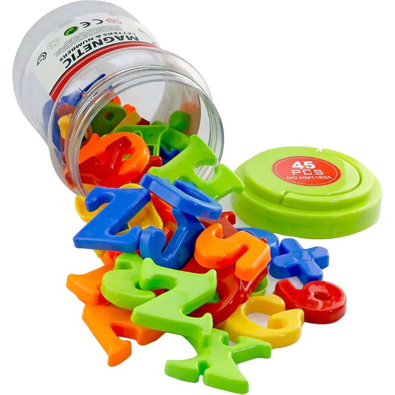 Magnetic Alphabet Letters and Number Set for Kids Learning