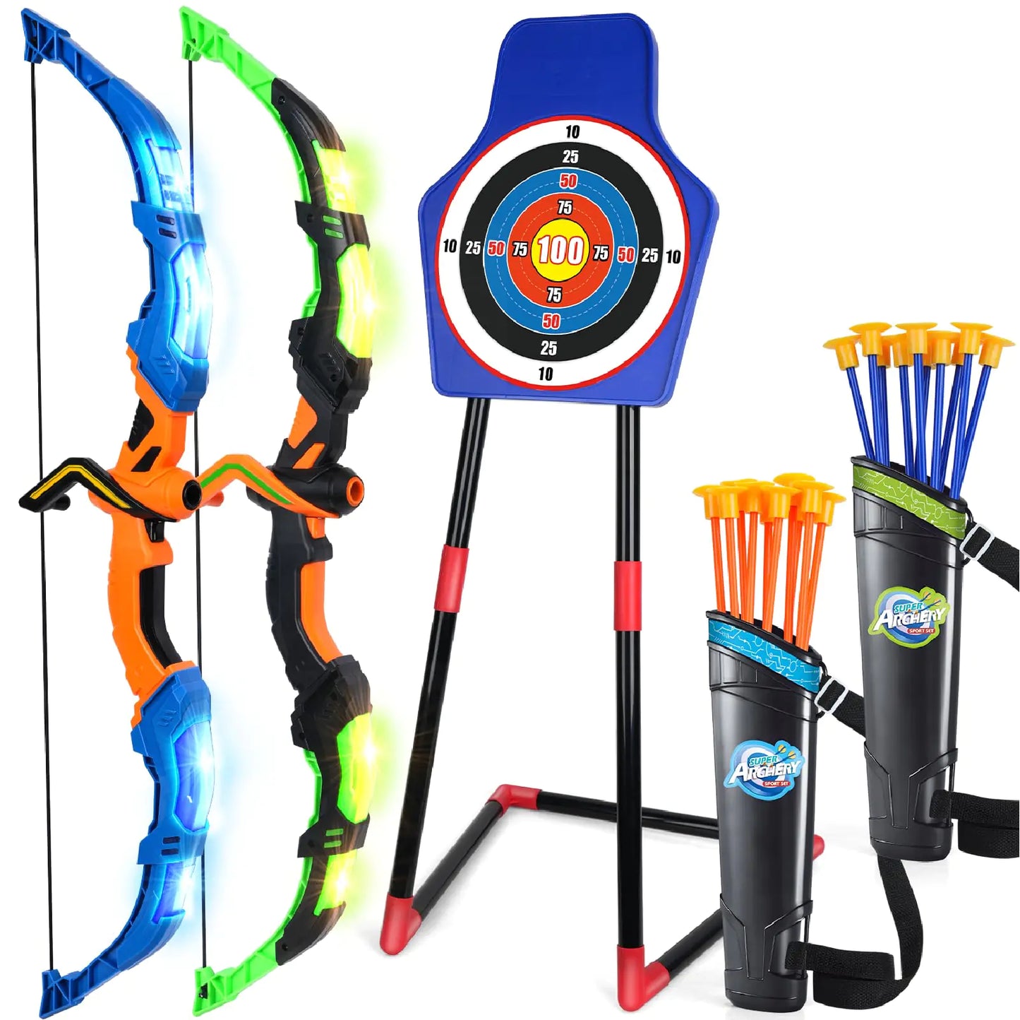 Luminous Archery Set for Kids - LED Bow & Arrow Duo