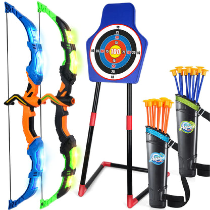 Luminous Archery Set for Kids - LED Bow & Arrow Duo