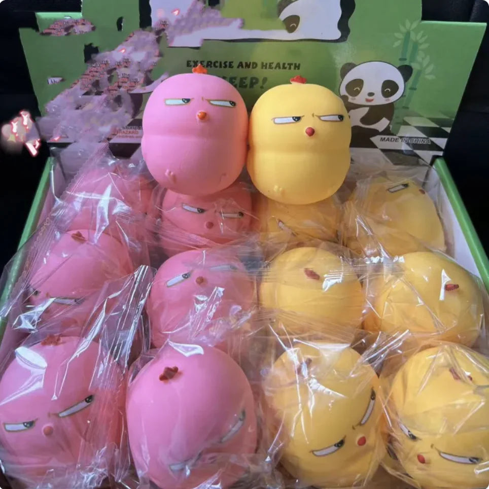 Funny Angry Face Stress Balls – Squishy Fidget Toy