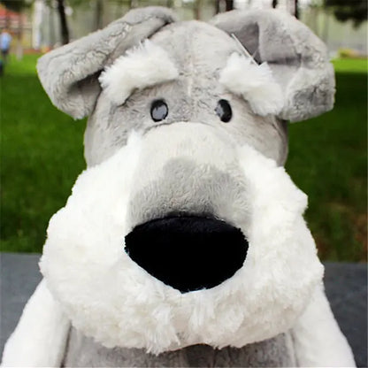 Cuddly Schnauzer Plush Pal for Kids