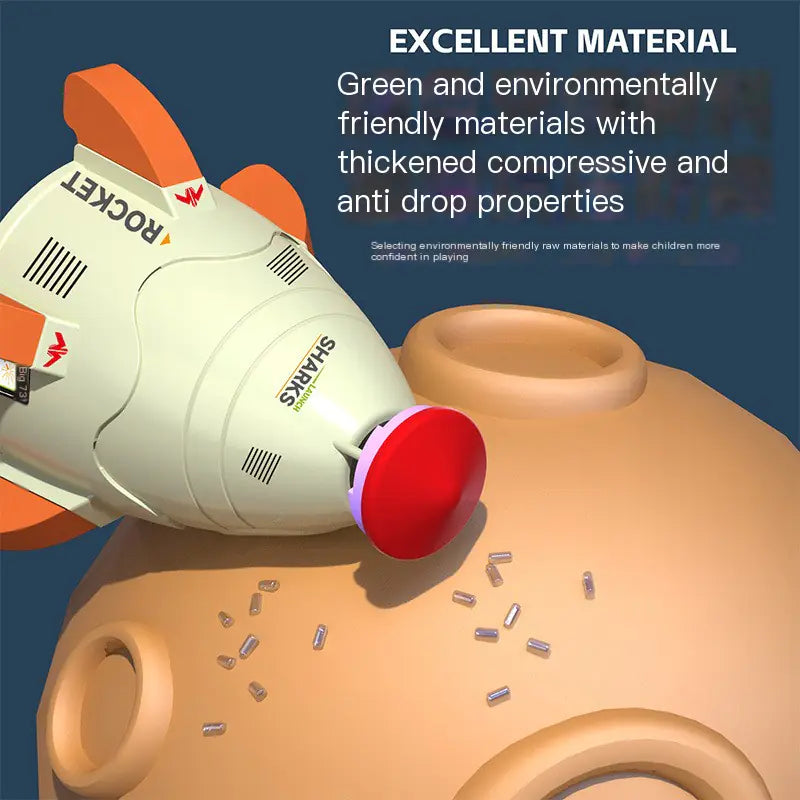 Rocket Water Sprinkler Toy for Kids Outdoor Fun