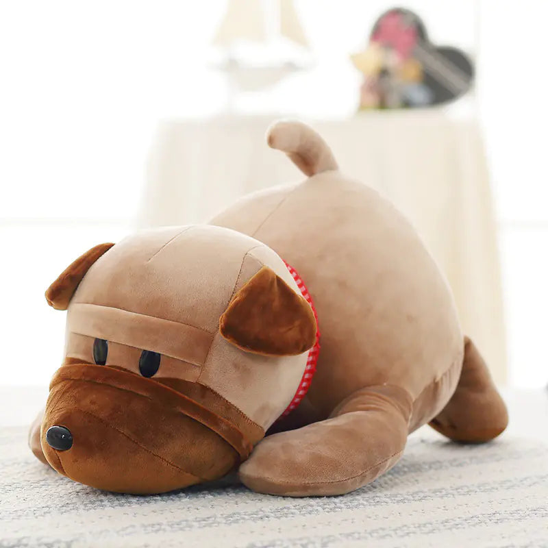 Snuggly Pug Plush Pillow Toy for Children