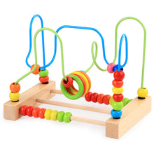Wooden Baby Beech Wood Large Calculating Bead Winding Toy