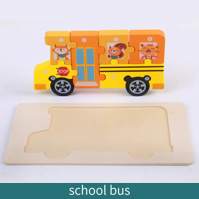 Kids' Learning Wooden Puzzle Sets