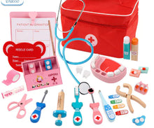 Kids' Wooden Doctor Kit - Carry Bag Set