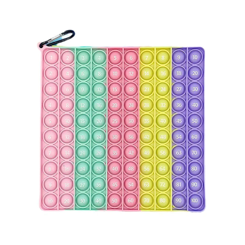 Rainbow Alphabet & Numbers Pop It for Kids