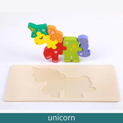 Kids' Learning Wooden Puzzle Sets