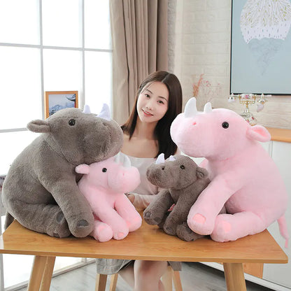 Snuggly Rhino Toy Pillow (40/60cm)