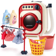 Mini Washing Machine Toy Set – Realistic Laundry Play