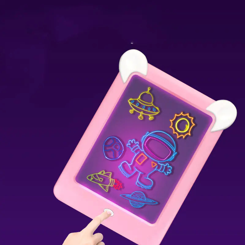 3D LED Drawing Tablet for Kids