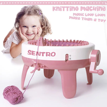 Sentro Knitting Machine for Kids – DIY Magic Loom Toy
