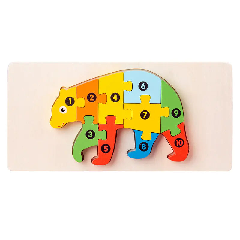 Kids' Learning Wooden Puzzle Sets