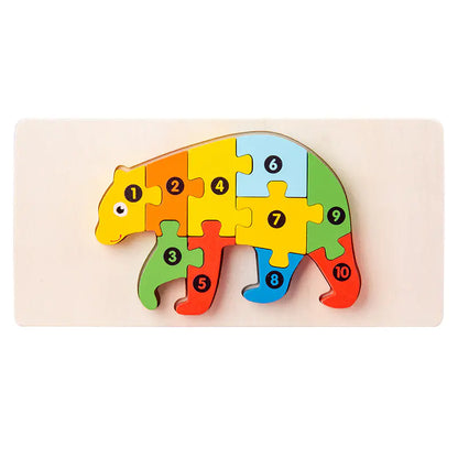 Kids' Learning Wooden Puzzle Sets