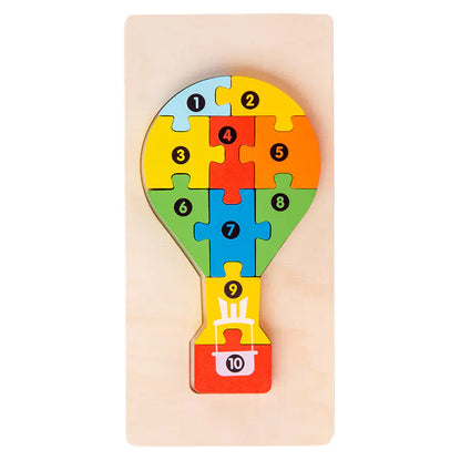 Kids' Learning Wooden Puzzle Sets