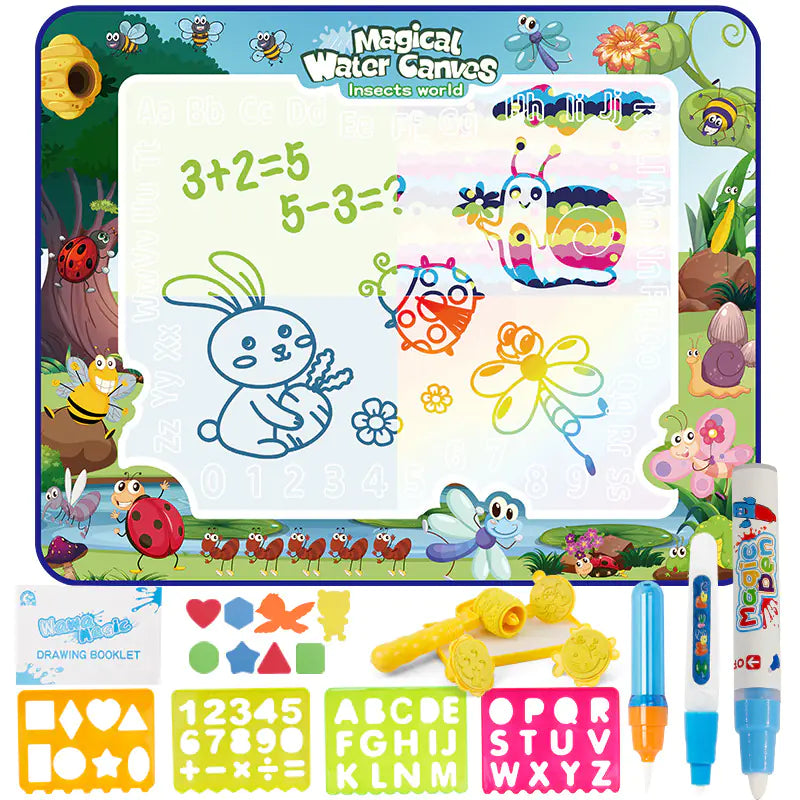Kids' Magic Water Doodle Drawing Mat - Creative Play Toy