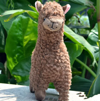 Cute Alpaca Plush Toy – Soft, Fluffy & Huggable Set