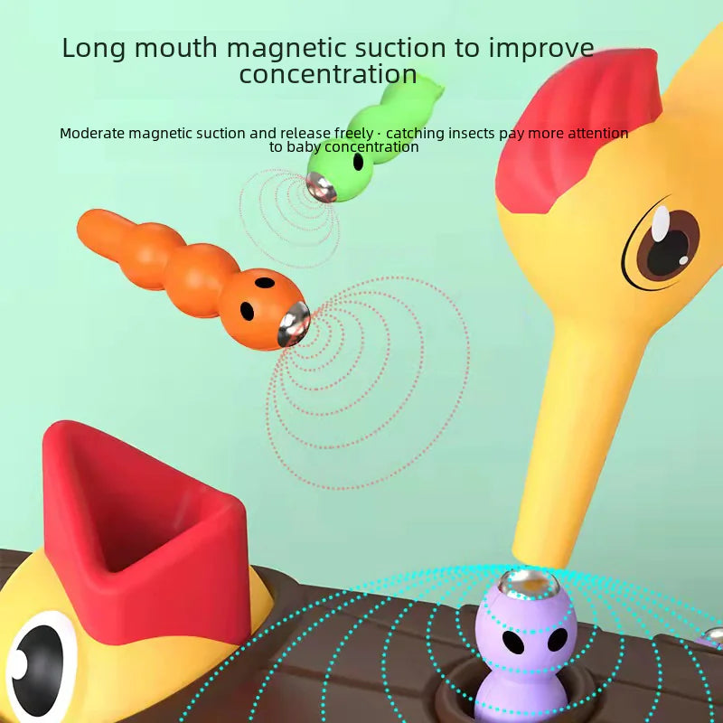 Magnetic Woodpecker Catch & Learn Game