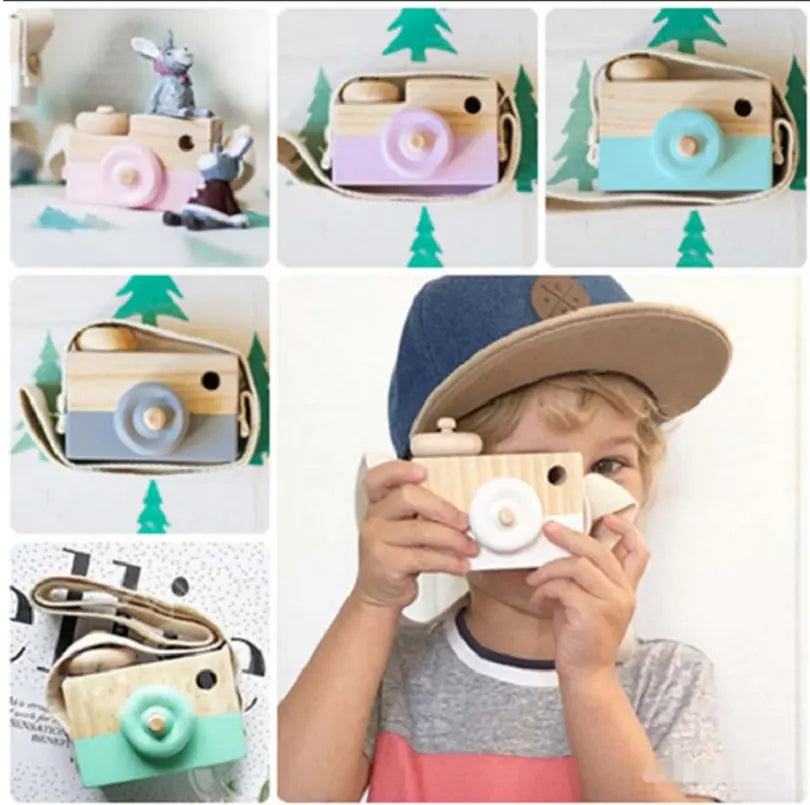 Creative Kid's Wooden Camera