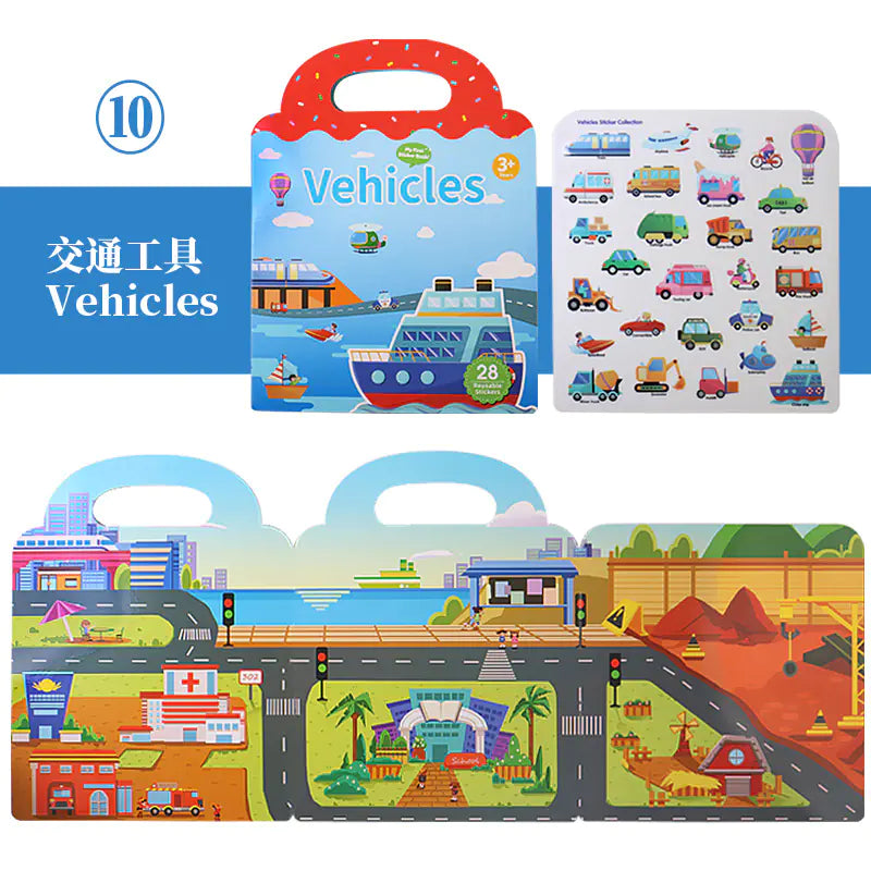 Global Jelly Sticker Quiet Books