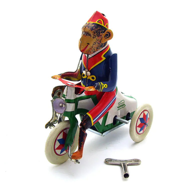 Classic Tin Monkey Toy - Nostalgic Play for Kids
