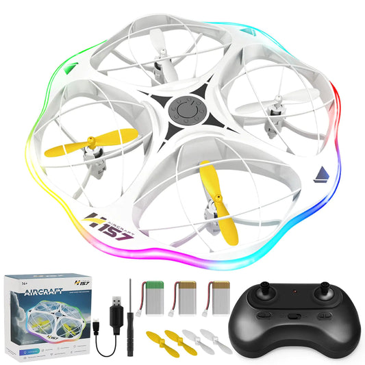 LED Hover Drone with Remote – 360° Flip & 3 Batteries