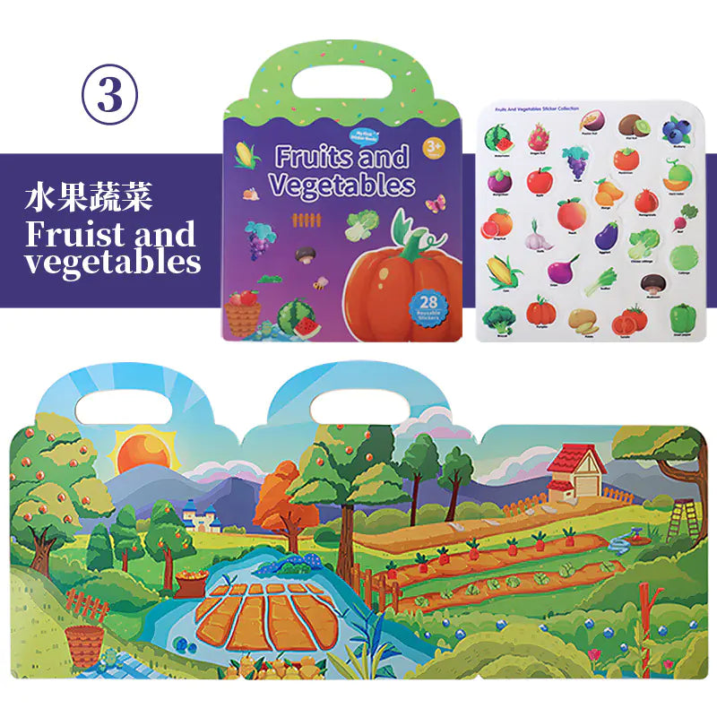 Global Jelly Sticker Quiet Books