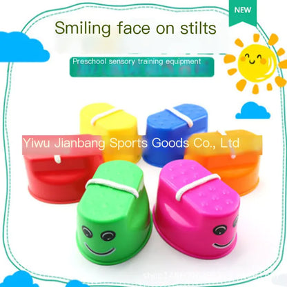 Colorful Kids Balance Bucket Stilts