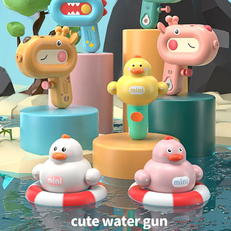 Cartoon Water Gun Toy | Cute & Fun Splash Play