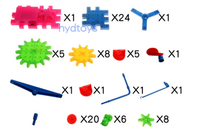 Colorful Gear Building Set – Creative Motion Toy