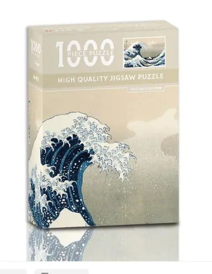 1000-Piece Scenic Village Jigsaw Puzzle for Adults