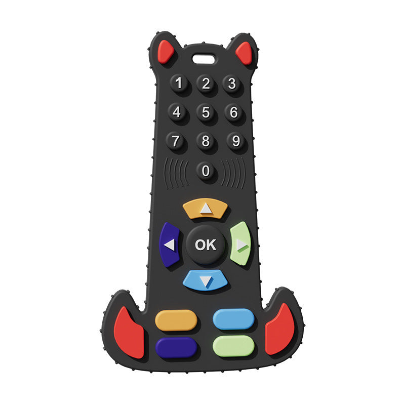 Cute Silicone Baby Teether – Remote Control & Cartoon Designs