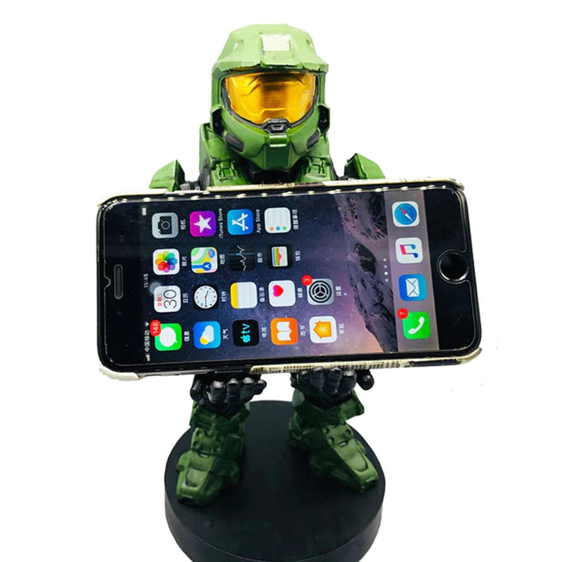 Halo Xbox Mobile Phone PS4 PS5 Holder Halo Action Figure Model Toys Collection Toys Kids Gifts