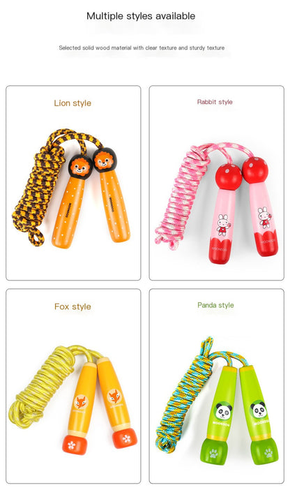 Kids Jump Rope with Wooden Handles