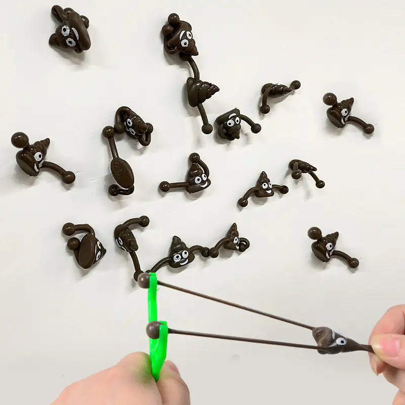 Funny Poop Slingshot Toy – Stretch & Launch Fun
