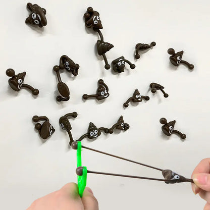 Funny Poop Slingshot Toy – Stretch & Launch Fun
