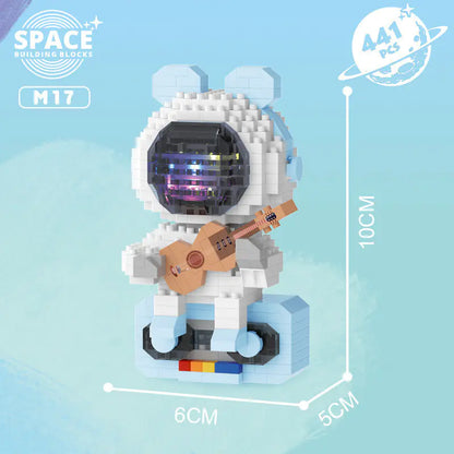 Space Panda Building Blocks for Kids
