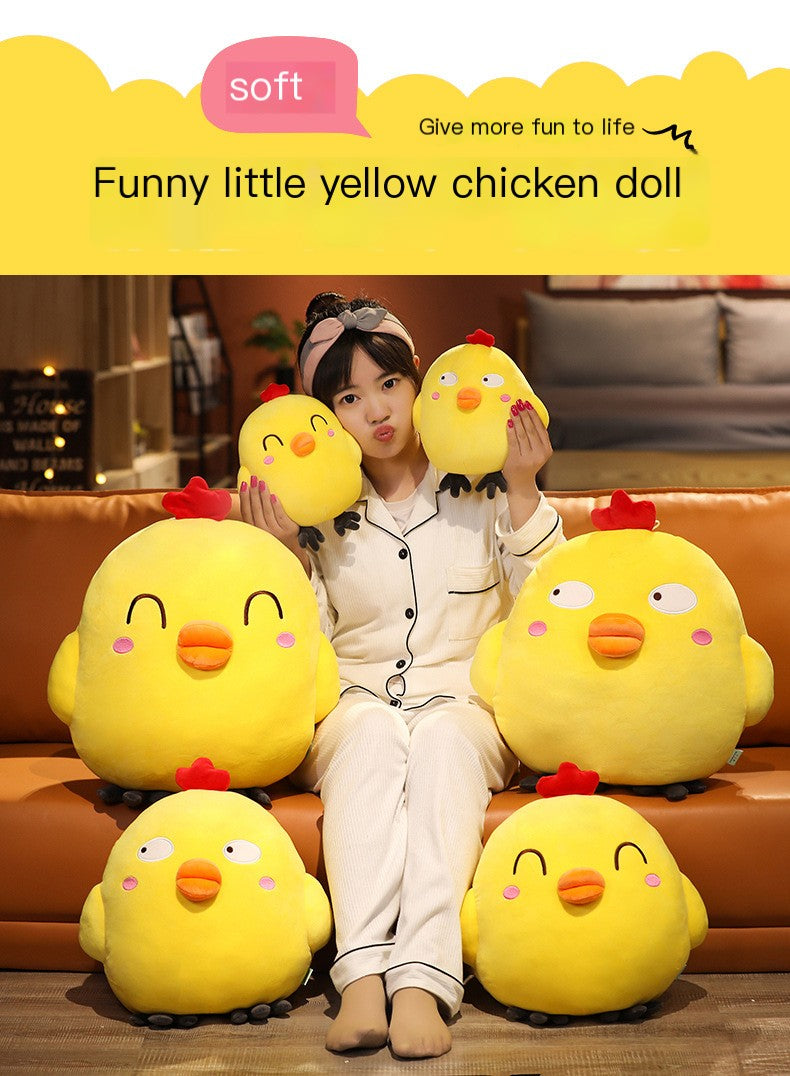 Adorable Yellow Chicken Plushie