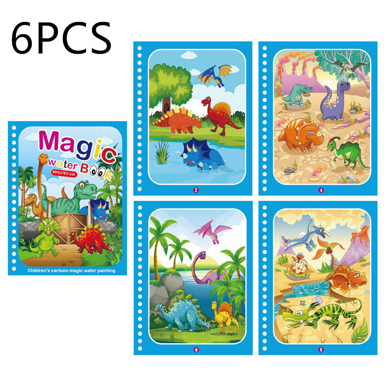 Children's Creative Magic Water Painting Book