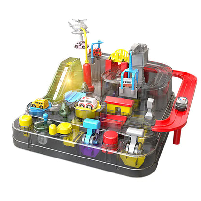 Interactive Car Adventure Track Toy with Lights & Music