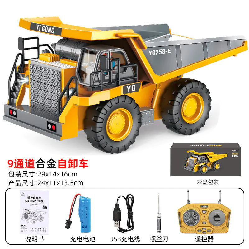 Mega RC Excavator Toy – Realistic Alloy Digger