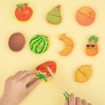 Wooden Busy Board for Toddlers – Fishing, Xylophone & Puzzle