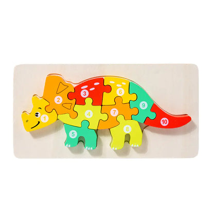 Kids' Learning Wooden Puzzle Sets