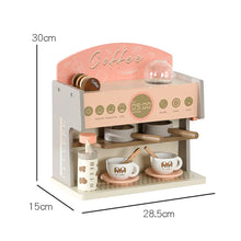 Wooden Coffee Maker Toy Set for Kids Café Play