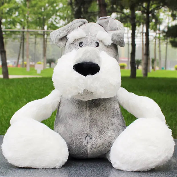Cuddly Schnauzer Plush Pal for Kids