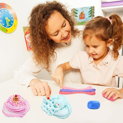 Butter Slime Kit - 5 Pack, Ideal for Kids' Party Favors, Engaging Visual and Tactile Experience
